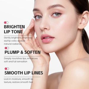 Sérum pour les lèvres KORMESIC Private Label 8ml Peach Mojito 3 en 1, hydratant en profondeur, atténue les ridules, illumine la couleur des lèvres - Product Image 2