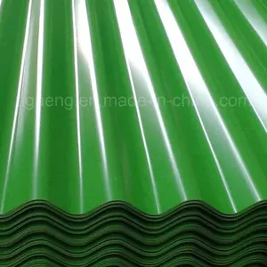 Tôle d'acier trapézoïdale de haute qualité, tôle de toiture ondulée prépeinte