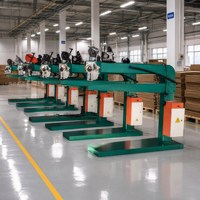 Machine à agrafer manuelle pour cartons ondulés, agrafeuse double pièce pour usine de boîtes en carton