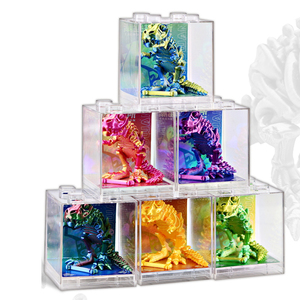 人間と面白い動物の置物PVCおもちゃプラスチック牛 - Product Image 5