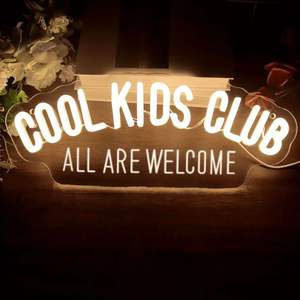 Cool Youth Club decoración <span class=keywords><strong>de</strong></span> pared letrero <span class=keywords><strong>de</strong></span> neón alimentado por USB luces LED ajustables para dormitorios salas <span class=keywords><strong>de</strong></span> estar <span class=keywords><strong>bibliotecas</strong></span> y librerías - Product Image 3