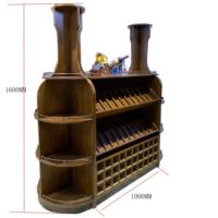 Présentoirs en bois et métal pour supermarchés, rayonnages et gondoles en bois pour supermarchés, articles pour Dollar Stores