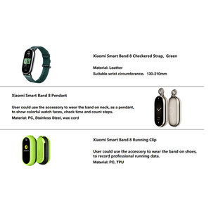 Original Xiaomi Mi band 8 1.62นิ้ว AMOLED Screen Smart Watch Mi band 8 - Product Image 4