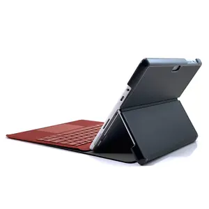 2024 핫 세일 새로운 도착 블랙 태블릿 PC 커버 Pu 가죽 슬리브 스탠드 케이스 마이크로 소프트 표면 이동/이동 2