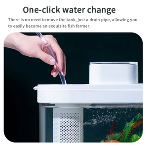 Aquarium Aquarium Acryl Desktop <span class=keywords><strong>Fish</strong></span> <span class=keywords><strong>Tank</strong></span> Aquarium Met Auto Timing Voeden En Ai Smart Verlichting - Product Image 4