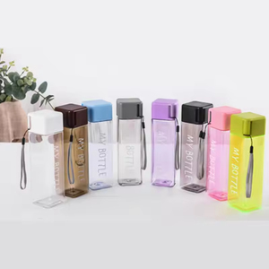 <b>Plastic</b> PC Custom Logo Sports Travel Water Bottle Straw-Eco-Friendly Children Classic Cartoon Style Back to School - Product Image 2