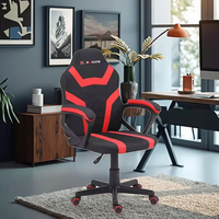 Chaise de jeu pour enfants de style moderne en gros, en cuir PU, pivotante et réglable en hauteur
