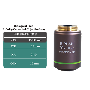 20.<strong>32mm</strong> RMS Parfocal Biological Plan Achromatic Infinity-Corrected Objective <strong>Lens</strong> Anti-Reflective Coating OEM Compatible - Product Image 5