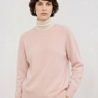 Vente en gros de nouveaux pulls en cachemire et en laine pour femmes, col rond, pull polyvalent en tricot
