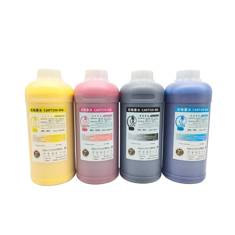 Wholesale water based paper pigment ink for EPSON inkjet printer headprint i3200 carton printing