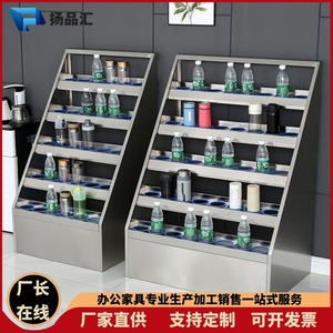 Estante para Tazas de Acero Inoxidable Yangpinhui, 50 Compartimentos, 4 Niveles, con Cerradura, Estante de Almacenamiento para Oficina - Product Image 4