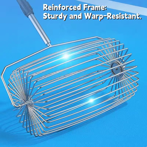 Ramasseur de balles de pickleball portable en acier inoxydable léger et réglable, idéal pour l'intérieur et l'extérieur – Meilleures ventes - Product Image 5