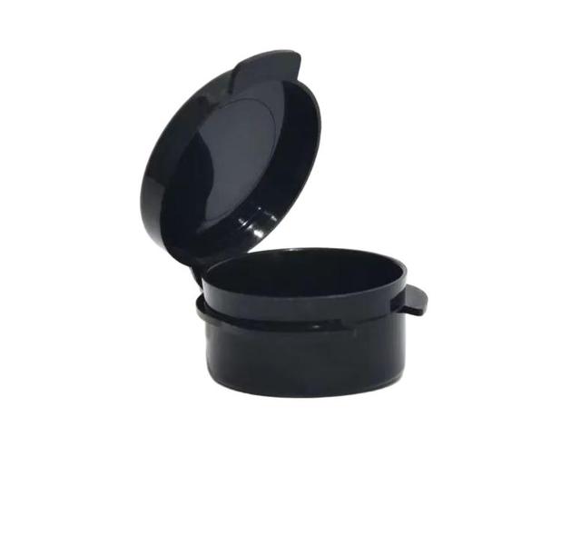 1ml 3ml 5ml 10ml Flip Top Cream Jar Mini Container Plastic PP Jar With Hinged Top for Cosmetic and Sample  Packaging