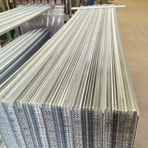 Malla de encofrado acanalado alto 27 "* 96" Costilla plana galvanizada con diamante Listón de metal expandido Listón de costilla de gran apertura - Product Image 5