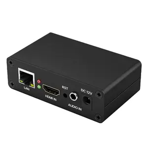 Hộp Thẻ Quay Video Ip HDMI SRT RTMP RTSP H.265 H.264 Mini Chi Phí Thấp Bộ Mã Hóa Phát Trực Tuyến NVR IPTV