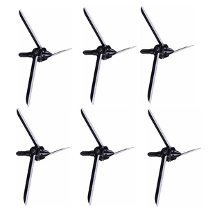 6 piezas de puntas de caza para caza de pavos, 120 grano, acero inoxidable 420, 3 cuchillas fijas para <span class=keywords><strong>arcos</strong></span> compuestos y recurvos, afiladas como un cuchillo - Product Image 5