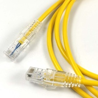 Cable de Conexión Ethernet UTP 24AWG CAT5e con Cubierta de PVC y Conector RJ45 para Reproductor de DVD, Cine en Casa y Uso en Redes LAN de Computadoras, Disponible en Stock