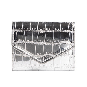 Fashionable Landscape Pattern Men's Mini Waterproof PU Open Embroidery Multi-Card Slots Short <b>Clutch</b> Laser Card Holder - Product Image 5