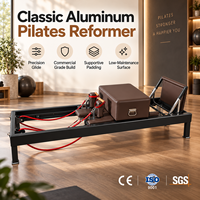Peralatan Yoga Pilates Reformer Aluminium Baru, Tahan Lama, Dapat Disesuaikan, Ramah Lingkungan, untuk Studio & Gym Komersial
