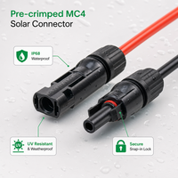 Câble solaire photovoltaïque Kunbao à conducteur en cuivre massif, isolé en PVC, pour usage industriel et bâtiment, indice de protection IP65, 600V/750V, multi-calibre (6-12 AWG)
