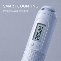 Corde à sauter électronique intelligente améliorée - Suivi de fitness précis en PVC lesté avec options personnalisables pour la perte de poids