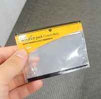 Sacs à fermeture éclair réutilisables sur mesure en plastique souple, étanches, pour leurres de pêche et leurres souples, pochettes d'emballage réutilisables pour leurres de pêche
