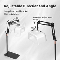 Lampe à ongles Snrqi, lampe de pédicure tendance, séchoir à ongles UV LED professionnel pour les pieds, machine de polymérisation avec large ouverture pour les ongles des orteils F1