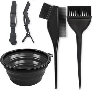 Kit Profesional <span class=keywords><strong>de</strong></span> Coloración del Cabello para Barbería, Tazón Plegable, Brocha, Pinza para el Cabello, Espuma, Juego <span class=keywords><strong>de</strong></span> Herramientas <span class=keywords><strong>de</strong></span> Color Personalizadas - Product Image 1