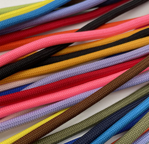 สายเชือกโพลีเอสเตอร์4-5มม. พร้อมปลายพลาสติกสำหรับกางเกงสายถักโพลีเอสเตอร์สำหรับเสื้อฮู้ด - Product Image 6