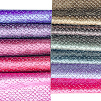 Simili cuir PVC nacré à motif serpent, résistant à l'abrasion, 1-1,1 mm, pour sacs à main, étuis de téléphone, cuir de rangement 9108 Y