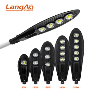 Đèn Đường Đèn Đường Ngoài Trời Đèn Đường Led Rắn Hổ Mang 50W 100W 150W 200W 250W Chống Nước Ip65