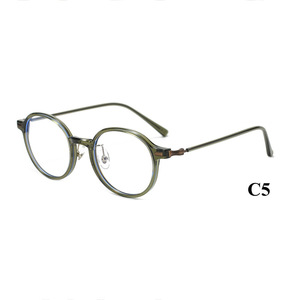 Unisex TR90 Acetate đền Kính nhà máy bán buôn Trọng lượng nhẹ Vòng khung Eyewear với mô hình rắn Kính đọc sách - Product Image 3