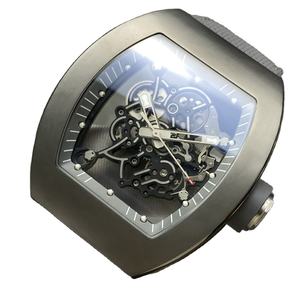 Montre automatique pour homme de haute qualité personnalisée, boîtier en alliage de titane, montre mécanique, bracelet en tissu ou en cuir - Product Image 3