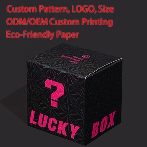 Mystery Box Custom Logo Size Color Printing Mystery Gift Box Surprise High Quality Low Price Electronics Packaging Paper Amazon Mystery Box