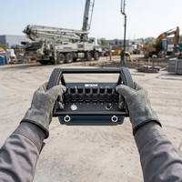 Joystick Hidráulico Proporcional Inalámbrico para Control Remoto de Camiones Bomba de Concreto, Operación Remota para Vertido en Túneles
