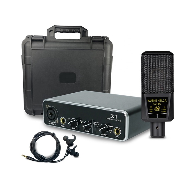 MY MIC MX20 Good Studio Sound Card Price Equipment Microphone & Accessories Earbuds Full Set for Voice Recording Singing