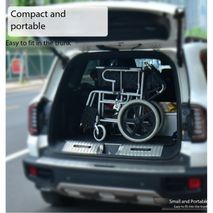 Fauteuil roulant électrique pliant motorisé en fibre de carbone automatique de voyage liste de prix de la Turquie léger pour les personnes handicapées - Product Image 1