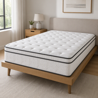 Matelas hybride à ressorts ensachés, matelas de taille personnalisable