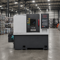 Tour CNC à banc incliné avec système de refroidissement haute pression, structure rigide, pour petites pièces de manchons et barres de 45 mm