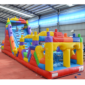 Khổng lồ nhà bị trả lại thương mại dành cho người lớn trò chơi các chướng ngại vật trẻ em hoạt động thể thao Inflatable các chướng ngại vật cho người lớn - Product Image 5