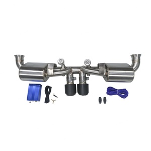 ระบบท่อไอเสียสมรรถนะสูง สแตนเลส 304 แบบ Axle Back สำหรับ Porsche 911 GT3 991.2/4.0L - Product Image 1