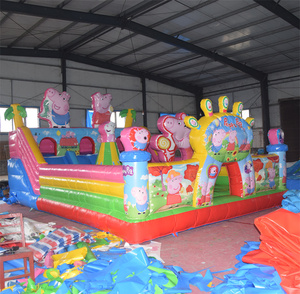 Castillo Inflable <span class=keywords><strong>Pepa</strong></span> Pig, Personalizable, Ecológico, de PVC de 0.55mm de Grosor, Capacidad de 500KG, Tamaño Personalizable, Gran Venta - Product Image 5