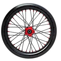 Set di Ruote Supermoto Altis Sigma 17" 17x2.5 3.0, Anodizzate CNC, Colori Personalizzati, Parti Modificate ad Alte Prestazioni per E-bike Elettriche