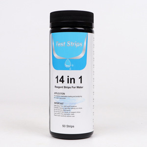 แผ่นทดสอบน้ำในสระ 14 in 1 จำนวน 50 ชิ้น สำหรับตรวจคลอรีน ค่า pH ความเป็นด่าง และความกระด้าง - Product Image 2