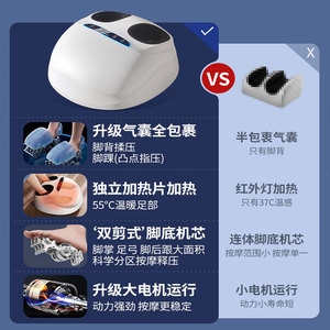 Yijie Electric Foot Massager Full <b>Wrap</b> Heating Massage Machine For Home Use With Timing Function - Product Image 1