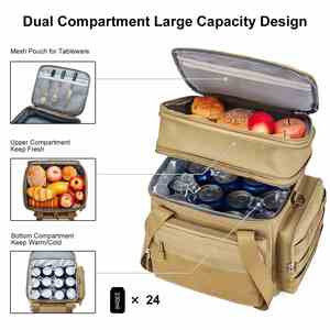 Bolsa Térmica Expandible para Almacenamiento de Alimentos, Resistente, para Senderismo y Escalada al Aire Libre, para Actividades Tácticas - Product Image 2