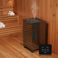 Stepon OEM ODM 4.5KW-18KW WiFi APP Pemanas Sauna Kering / Basah 2 in 1 Pemanas Sauna Gabungan dengan Generator Uap Terintegrasi
