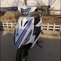 Scooter à essence 125cc monocylindre 4 temps fabriqué en Chine, à succès, avec allumage CDI, certifié EEC COC, frein à disque et à tambour