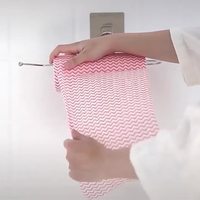 Super saugfähiges, mehrfarbiges, nadel gestanztes Vlies