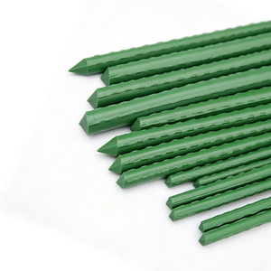Sunsbuild 8mm PE Coated Steel Plant Support Stakes Garden <b>Trellis</b> Poles for Tomatoes, Vegetables, <b>Flowers</b> and Climbing Plants - Product Image 4